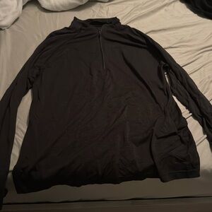 Lululemon metal vent tech half zip dark grey